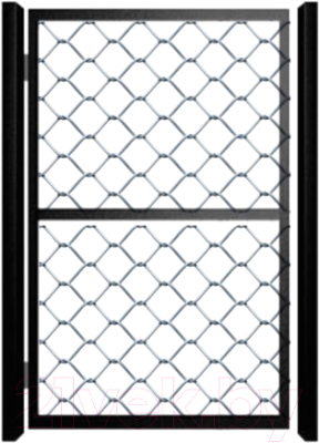 Белзабор Из профильной трубы и сетки рабицы 0.9x1.5м Калитка купить в ...