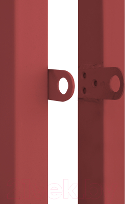 Калитка Белзабор Из профильной трубы и сетки рабицы с врезным замком 0.9x1.2м