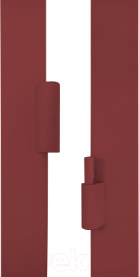 Калитка Белзабор Из профильной трубы и сетки рабицы с навесным замком 0.9x1.8м