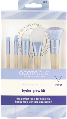 Изображение товара Набор кистей для макияжа Ecotools Elements Hydro-Glow Kit ET3218