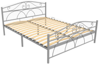 Двуспальная кровать Князев Мебель Морена МНА.160.200.С/1 (серый муар) - 