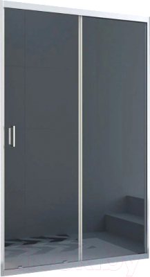 Душевая дверь Veconi 120x185 / VN46-120-01-C5 (стекло прозрачное/хром)