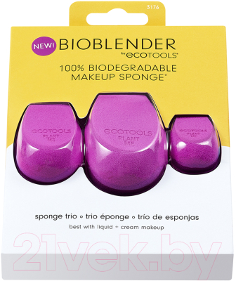 Набор спонжей для макияжа Ecotools Bioblender Makeup Sponge Trio ET3176