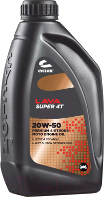 Моторное масло Cyclon Lava Super 4T 20W50 / JL04509 (1л)