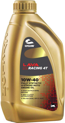 Моторное масло Cyclon Lava SYN Racing 4T 10W40 / JL03509 (1л)