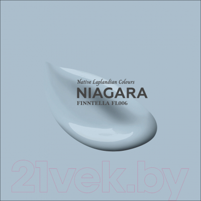 Краска Finntella Ulko Niagara / F-05-1-1-FL006 (900мл, серо-голубой)