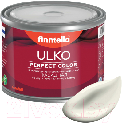 Краска Finntella Ulko Antiikki / F-05-1-9-FL124 (9л, белый)