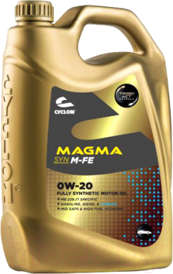 Моторное масло Cyclon Magma SYN M-FE 0W20 / JM00208 (4л)