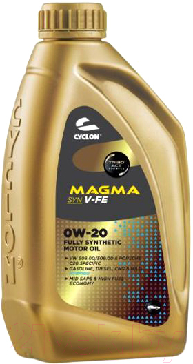 Моторное масло Cyclon Magma SYN V-FE 0W20 / JM00109 (1л)