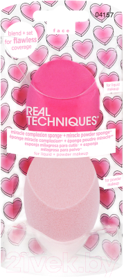 Набор спонжей для макияжа Real Techniques Miracle Complexion Sponge+Miracle Powder Sponge / RT4157