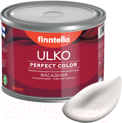 Краска Finntella Ulko Maito / F-05-1-3-FL112 (2.7л, молочно-белый)