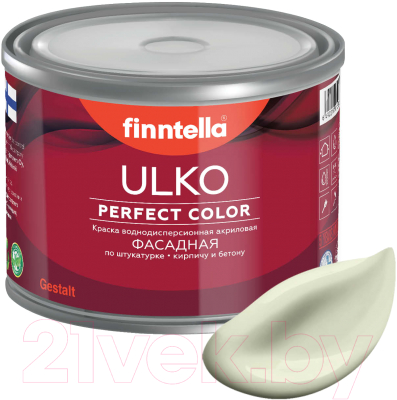 Краска Finntella Ulko Lootus / F-05-1-1-FL122 (900мл, пастельно зеленовато-желтый)
