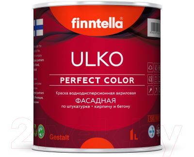 Краска Finntella Ulko Hirssi / F-05-1-1-FL118 (900мл, пастельно-желтый)