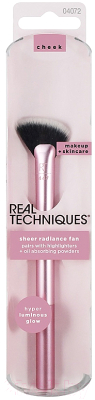 Кисть для макияжа Real Techniques Sheer Radiance Fan Brush / RT4072
