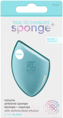 Спонж для макияжа Real Techniques Sponge+ Miracle Airblend Sponge / RT4224