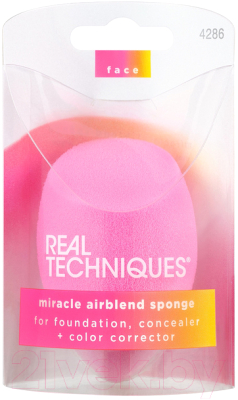 Спонж для макияжа Real Techniques Chroma Miracle Airblend Sponge / RT4286