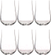 Набор стаканов Crystalex Tulipa CR450201T (6шт) - 