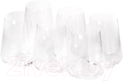 Набор стаканов Crystalex Sandra Blizzard CR380201S (6шт)