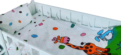 Комплект постельный для малышей Shining Star Карапузики MX-645-5 жирафик