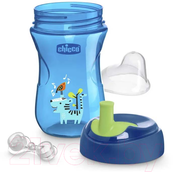 Поильник Chicco Advanced Cup Тигр / 00006941210180 (266мл, синий) — фото 2