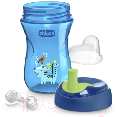 Изображение товара Поильник Chicco Advanced Cup Тигр / 00006941210180 (266мл, синий)