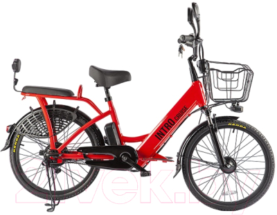 Электровелосипед Eltreco Intro Cruise 24 350W (красный)