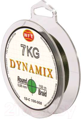 Леска плетеная WFT Kg Round Dynamix / 1D-C-100-008