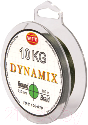 Леска плетеная WFT Kg Round Dynamix / 1D-C-100-010