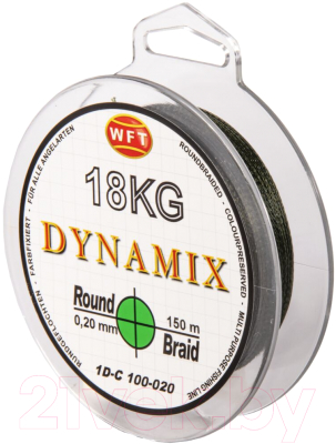 Леска плетеная WFT Kg Round Dynamix / 1D-C-100-020