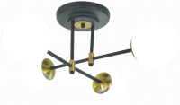 

Потолочный светильник Mirastyle, SL-41236/4 BK+YB