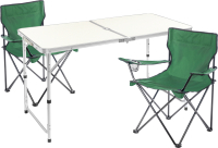 Комплект складной мебели Sundays ZC-CT003/ZC-CC005 (темно-зеленый) - 