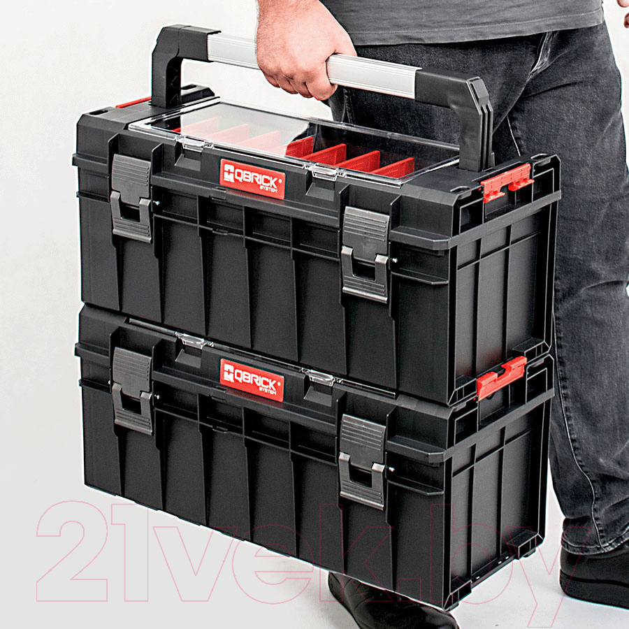 Ящик для инструментов QBrick System Pro 600 Expert / 5901238250029 (черный) — фото 6