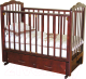 Детская кроватка Красная звезда Элина С669 (вишня) - 