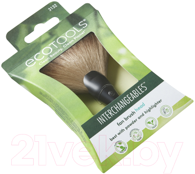 Сменная насадка для кисти Ecotools Interchangeables Fan Brush Head ET3132