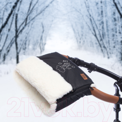 Изображение товара Муфта для коляски Nuovita Islanda Bianco (черный)