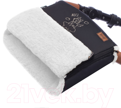 Изображение товара Муфта для коляски Nuovita Islanda Bianco (черный)