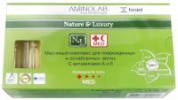 

Ампулы для волос Nature & Luxury, Масляный комплекс с витаминами А и Е
