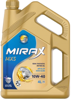 Моторное масло MIRAX MX5 10W40 SL/CF A3/B4 / 607023 (4л) - 