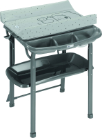 Столик пеленальный Cam Aqua Spa с ванночкой / C613-C262 (тедди серый/серый) - 