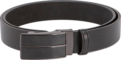 Ремень мужской Poshete 512-D367173-M-BLK (черный) - 