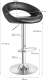 Миниатюра изображения товара Стул барный Mio Tesoro Феликс BS-023 (черный/хром)