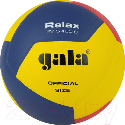 Мяч волейбольный Gala Sport Relax 12 / BV5465S (размер 5, желтый/синий/красный)