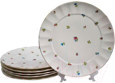 Набор тарелок Lenardi Полевые Цветы 105-070 (6шт)