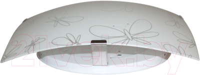Потолочный светильник Элетех Бабочки 400x400 НПБ 06-3х60 М68 / 1005205745 (матовый белый)