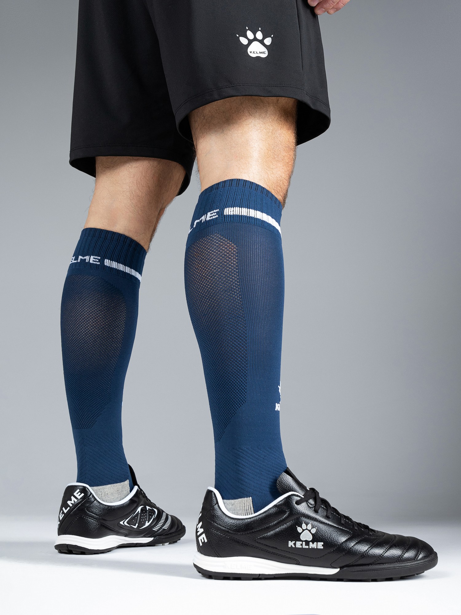 Гетры футбольные Kelme Football / 8101WZ5001-424 (р.39-44, темно-синий) — фото 3