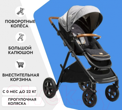 Детская прогулочная коляска Joie Aeria (Carbon)