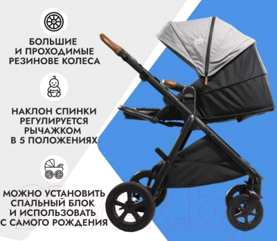 Детская прогулочная коляска Joie Aeria (Carbon)