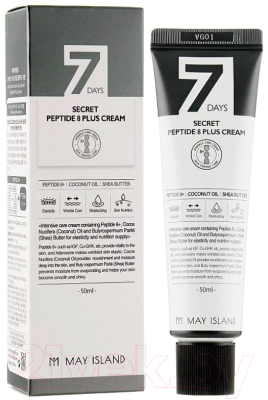 Крем для лица May Island 7 Days Secret Peptide 8 Plus Cream (50мл)