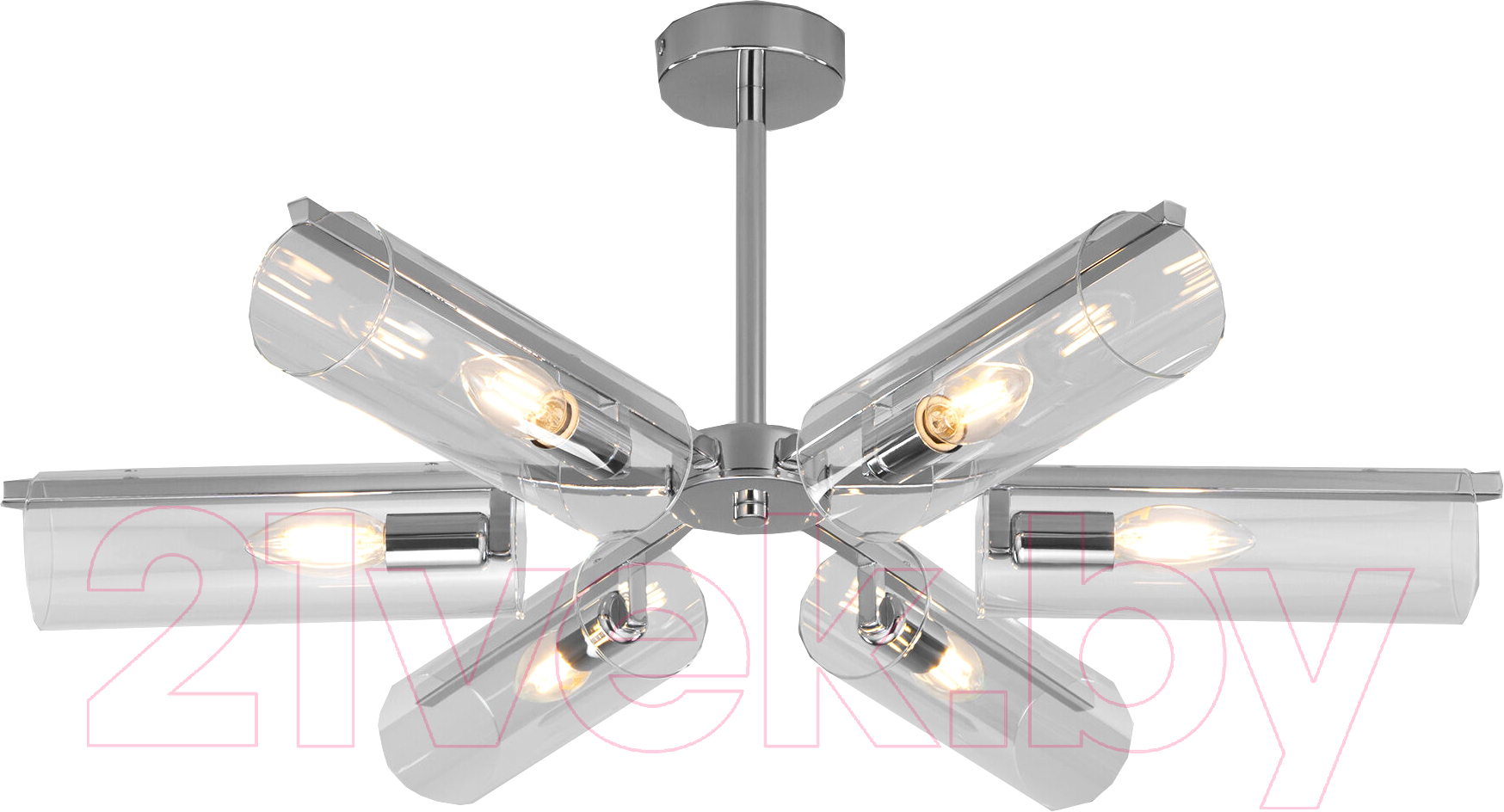 Потолочный светильник Евросвет 70144/6 (хром) — фото 1