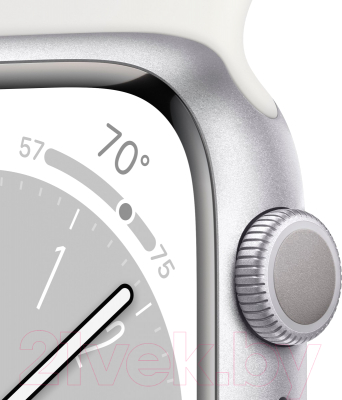 Умные часы Apple Watch 8 41mm / MP6M3 (серебристый, ремешок M/L)